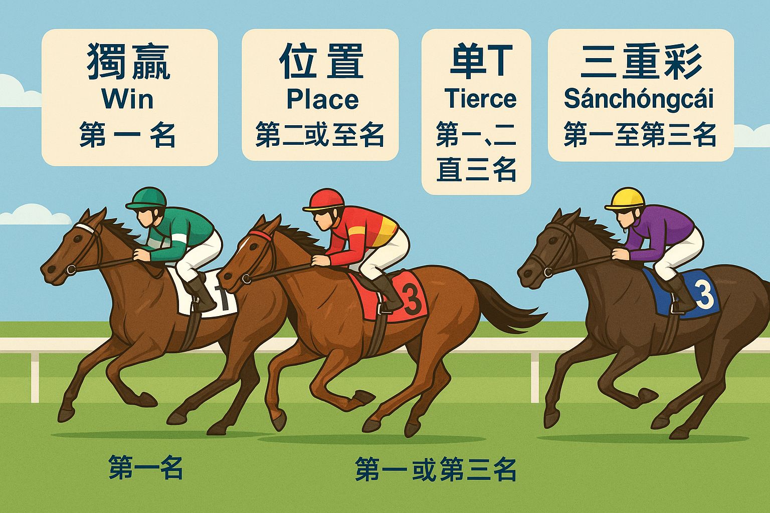 賽馬投注玩法
